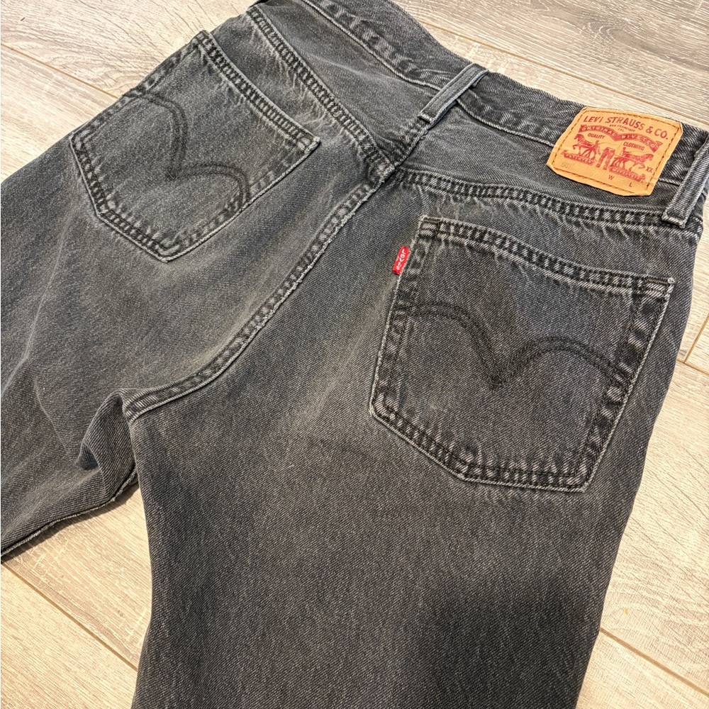 Levi 501 Black Jeans
